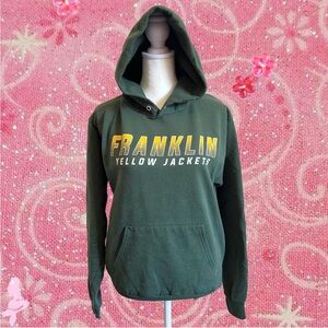 Franklin Yellow Jackets Green Hoodie